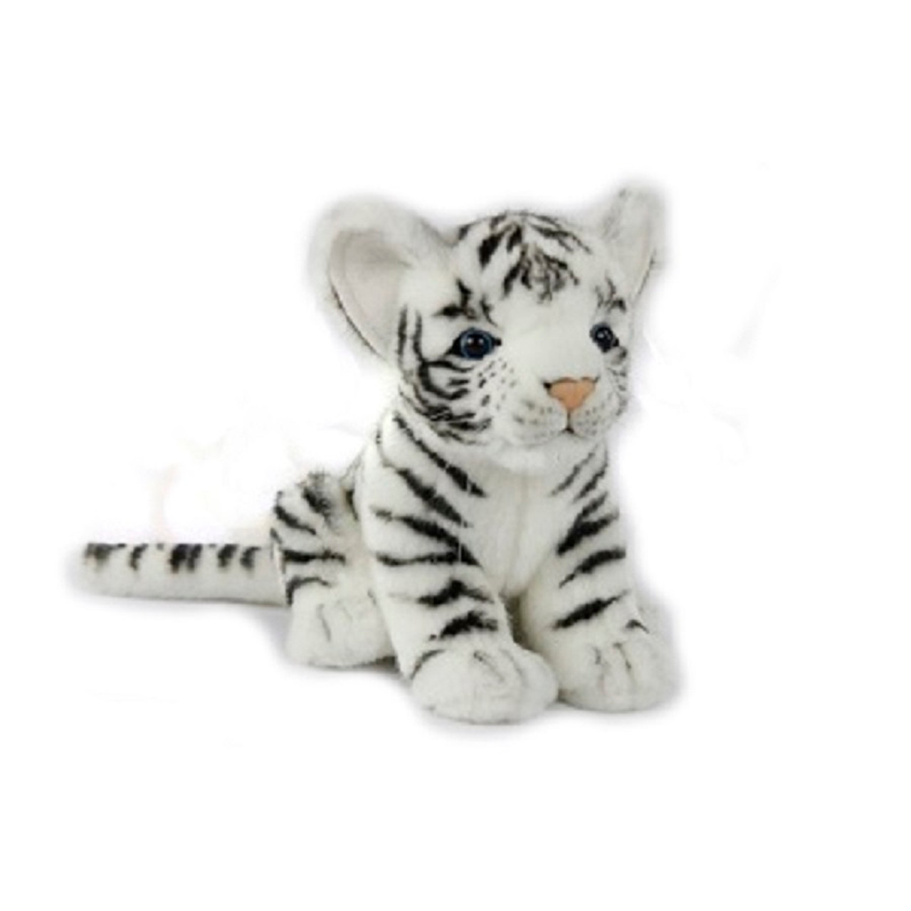 Black and white discount tiger stuffed animal